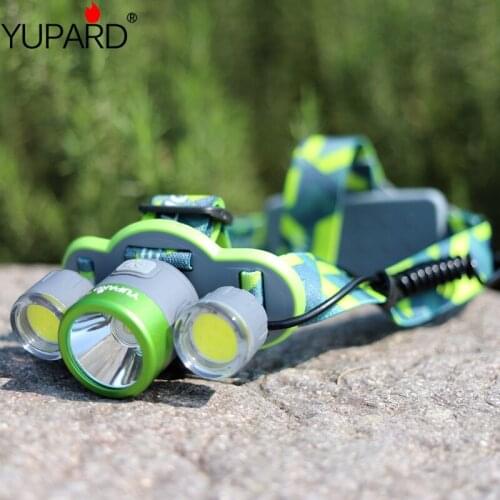 L2 LED powerful COB LED Headlamp USB Rechargeable Head Lamp Torch Headlight 18650 Battery Waterproof Hunting Fishing Lighting