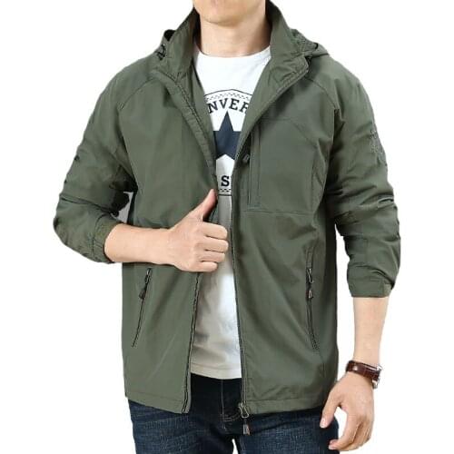 Mens Lightweight Waterproof Quick dry Jacket Windproof Outdoor Camping Hiking Mountain Jacket Coat with Hood High Quality S-6XL