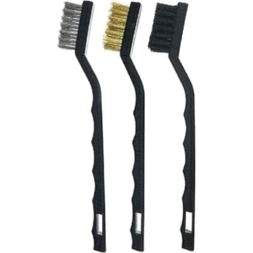 9x Car Exterior Detailing Brush Set for Cleaning Engine Dashboard Wheel