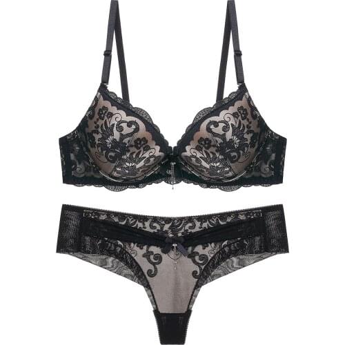 Girls Underwear Burst Women Gather Lace Bra Suit Lingerie Set Sexy Underwear Women Set Sexy Panties and Bra Set Panty Set