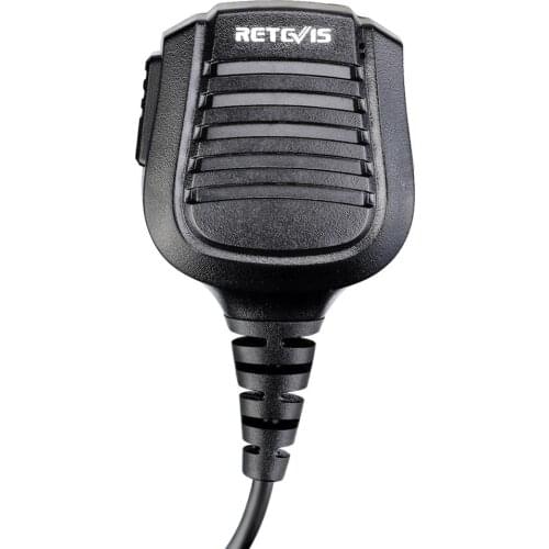 New Black Retevis 2 Pin Speaker Mic for Motorola GP68/GP88/GP300/ GP2000/CT150 Two Way Radio