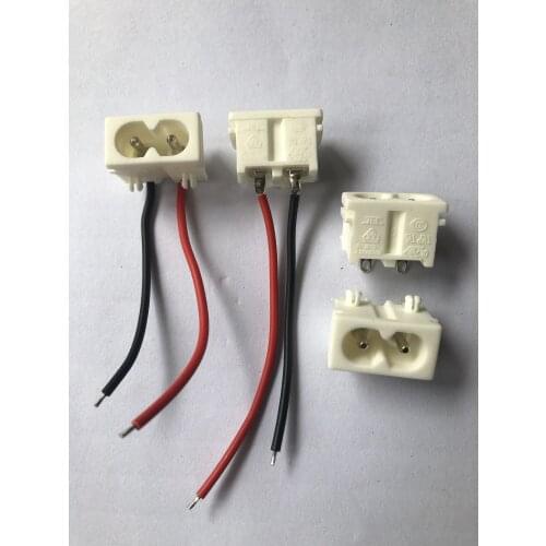 Original new 100% JR-201S female socket welding wire 2pin socket connector 2.5A 250VAC