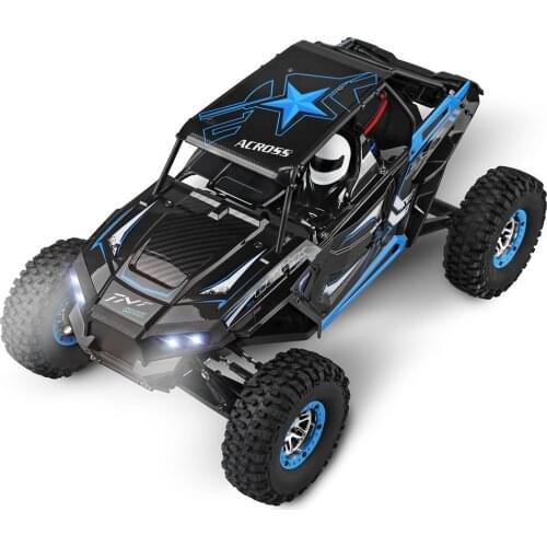 RC Vehicle Wltoys 10428-B 1/10 2.4G 2CH 4WD 30km/h Electric Rock Brushed Off-road Crawler w/ LED Lights RTR RC Climbing Car