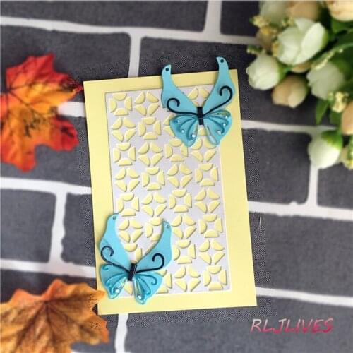 RLJLIVES Butterfly Frame Metal Cutting Dies Stencils for DIY Scrapbooking Stamp/photo album Decorative Embossing DIY Paper Cards