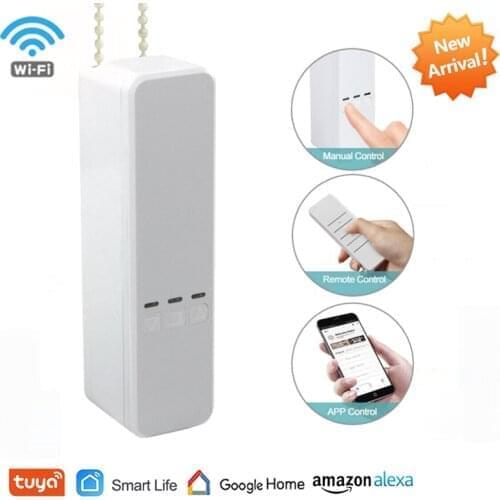 Smart Curtain Roller blinds Shutters Motor Window Blinds Curtain Motor Smart Life Control Works With Google Assistant