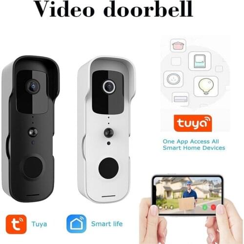 Wouwon Mini 1080P WiFi Doorbell Camera Smart Wireless Video Doorbell Protection Intercom Security Doorbell Tuya Smartlife APP
