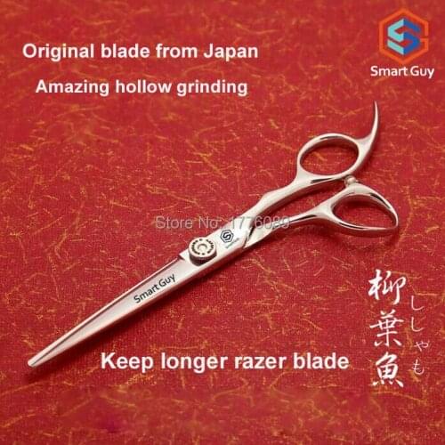 Free shipping 6.0" inch Japan hair cutting scissors in VG10 Cobalt made in Japan, S12-JA60