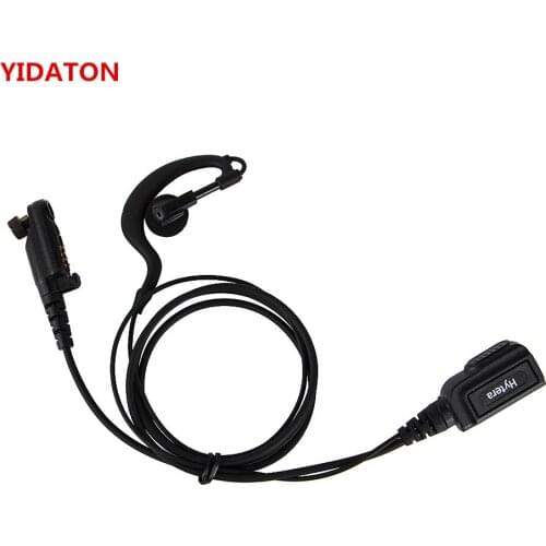 YIDATON Walkie Talkie Earhook Mic Earpiece Headset for HYT Hytera PD600 PD602 PD605 PD662 PD665 PD680 PD682 PD685 X1p X1e Radio