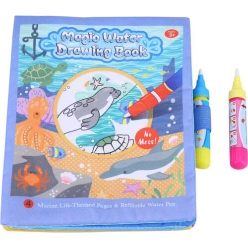YOSOO Magic Water Drawing Book Coloring Book Painting Board Doodle Book in Drawing Toys Educational Toys for Kids Xmas Gifts