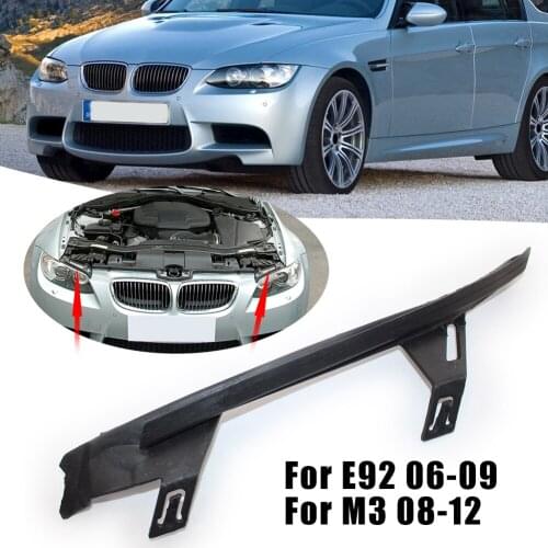 Car Headlight Lens Shell Covers Car Auto Headlight Lens Gaskets for BMW E92 3 Series 63117174517 63117174518