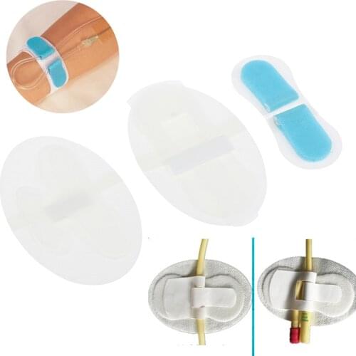 1Pcs Non-woven Adhesive Holder Homecare Holder Fixed Stick Care Sterilized Fixed Tube Drainage Tube Catheter Holder Sticker