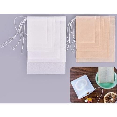 100Pcs/Lot Teabags Empty Scented Tea Bags With String Heal Seal Filter Paper For Herb Loose Disposable Tea Bag Filter Bag