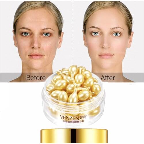 30 Capsules Placenta Anti wrinkle Face Serum Capsule Night Hydra Facial Serum Moisturizer Anti aging Whitening Skin Care