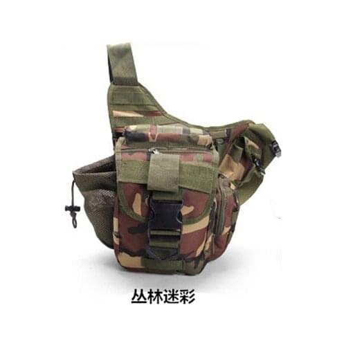 Army Tactical Messenger Camera Bag Men Outdoor Cycling Climbing Saddle Bag Male Tactical Camouflage Durable Single Shoulder Bag