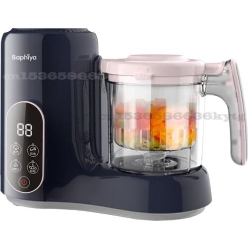 One key cleaning automatic infant supplementary food processor, simple card slot, food grinder, cooking and mixing machine, safe