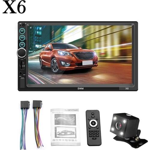Android IOS HD 7" 2 Din MP5 Car Player Bluetooth Touch Screen Universal Auto Stereo GPS MAP For Volkswagen Nissan Hyundai Kia
