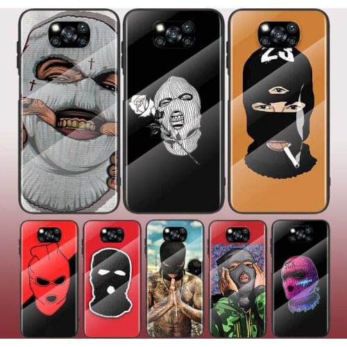 Headgear Sexy Tempered Glass Cover For Xiaomi POCO F3 F2 X3 NFC X2 M2 Pro Phone Case