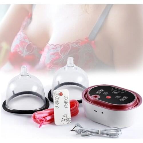 EMS Breast Pumps Enlarger Vacuum Sucker Women Suction Cups Breast & Buttocks Enhancement Pump Lifting Cupping Suction Therapy