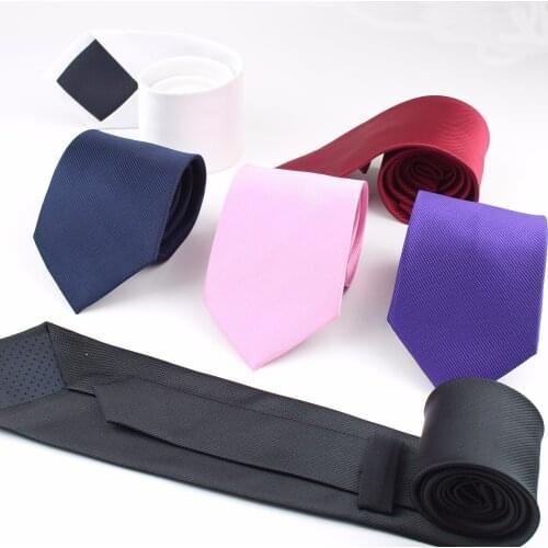 Formal Standard Size Necktie 3.15inch Groom Gentleman Ties Men Wedding Party Polyester Gravata 8cm Width