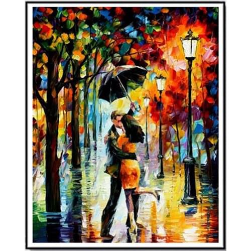 Oil Painting Diamond Embroidery Animals Full Character Diamond Painting Landscape Scenery Rhinestone Diamond Mosaic Wall Sticker