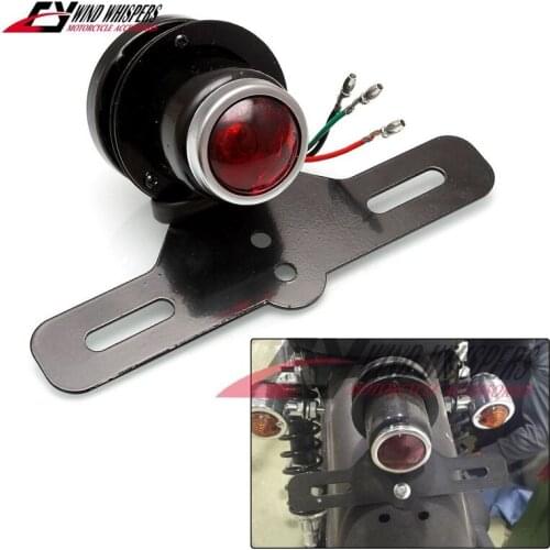 Motorcycle Modified TailLight Brake Light Lamp For Harley 883 1200 Honda Shadow Spirit Sabre Aero ACE Steed VLX 400 600 Magna