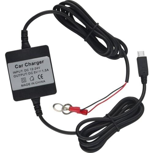 Best hard-wired car charger 12-24V for GPS tracker tkstar gps TK909 TK905 TK915 TK911 TK109 LK109 Original tkstar charger