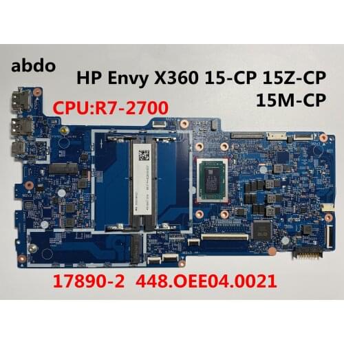 17890-2 448.0EE04.0021 MB For HP X360 15Z-CP 15-CP Laptop motherboard With R7-2700 CPU 100%test work