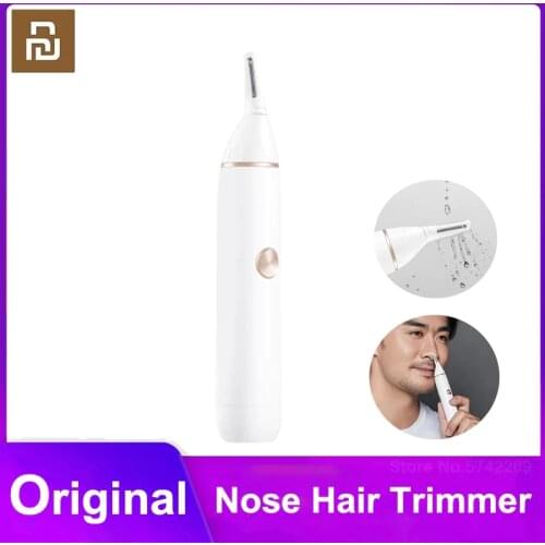 N1 Washable Nose Hair Trimmer Smart Mini Portable Electric Eyebrow Clipper IPX5 waterproof With Travel Bag
