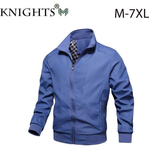 2021 Autumn Winter Mens Motorcycle Solid Color Business Jacket Flight Baseball Hoodies Jackets Male Outwear Jackets Coat 7Xl