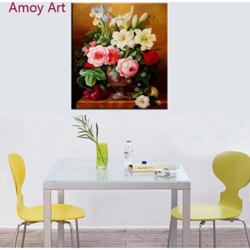 Wall art hd print canvas prints flowers cuadros decoracion floral cheap modern paintings modular pictures for living room