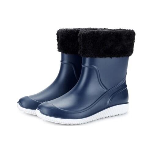 2020 New Men Rubber Raint Boots Wet Shoes Brand Designer Men Boots Cross BorderAnti-slittamento Scarpe Anti-Watertightness