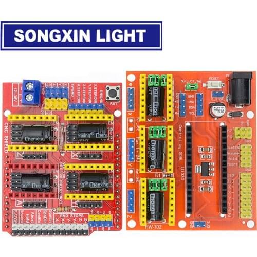New CNC Shield V4 shield v3 Engraving Machine / 3D Printer / A4988 Driver Expansion Board for arduino Diy Kit