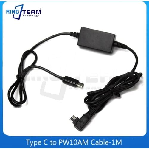 PD Power Adapter Type C to PW10AM Cable for Sony Alpha SLT-A58 A99 A57 A77 A77 2 A100 A200 A230 A290