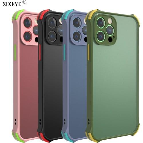 Shockproof Case For Samsung Galaxy S8 S9 S10 S20 S21 Plus Lite Ultra FE E 5G Mobile Phone Cover Silicone+Pc Plastic Shell Bumper