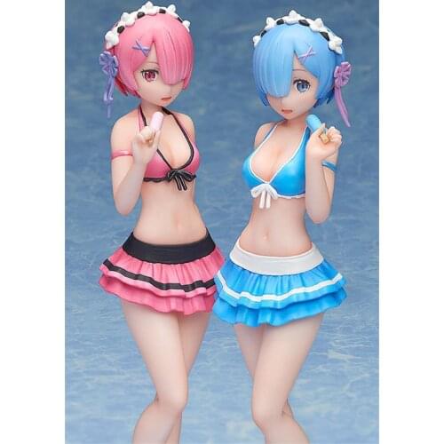 Re:Life In A Different World From Zero Sexy Rem Ram Cartoon Anime Action Figure quality toys new figures for friends gifts