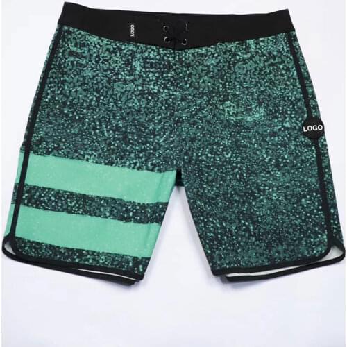 Fashion Mens Quick Dry Board Shorts Bermuda Swim Surfing Shorts Elastic Spandex Fitness Gym Sport Trunks Phantom Beach Shorts