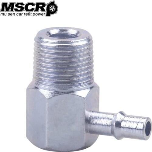 High Quality Guarantee aluminum INTAKE MANIFOLD VACUUM FITTING 90 DEGREE 3/8" NPT 1/4" NIPPLE STEEL