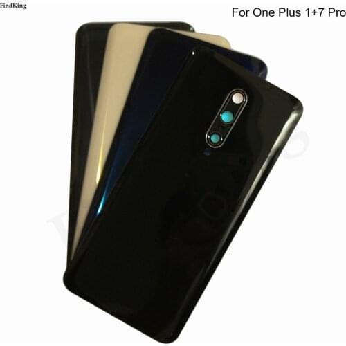 Back Cover For Oneplus 7 Pro Back Battery Cover For One Plus 7 Pro 1+7Pro Door Rear Glass Housing Case Camera Lens