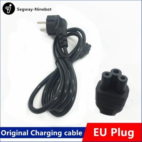 Ninebot MAX G30 Kickscooter Charging cable EU Plug for MAX G30 Smart Electric Scooter EU Standard Charging cable replacement