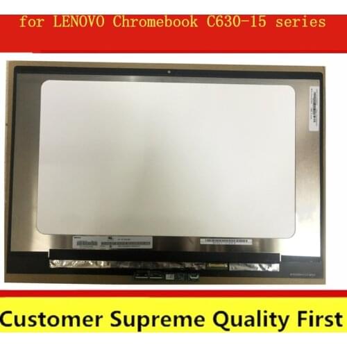 15.6" FHD LCD Display for Lenovo Yoga C630 Chromebook C630-15 LCD Touch Screen Digitizer Assembly with Bezel