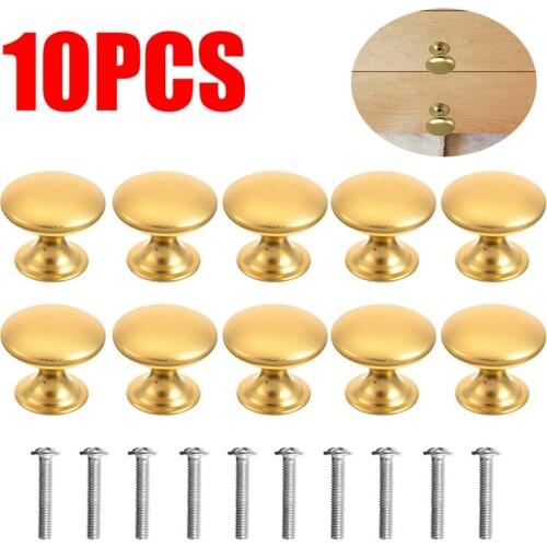 10pcs Aluminum Cabinet Knobs 2.5X2CM Cabinet Pulls Drawer Wardrobe Handles Door Pull Kitchen Handle Furniture Hardware