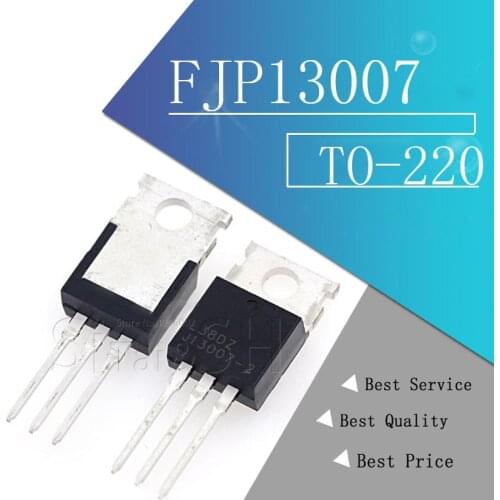 10pcs/lot FJP13007 TO220 MJE13007 J13007 J13007-2 E13007 Transistor
