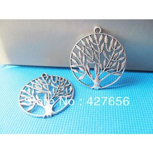 20pcs Antique bronze/Antique Silver tone Large Hollow out Filigree Tree of Life Connector Pendant Charm/Finding,DIY Accessory