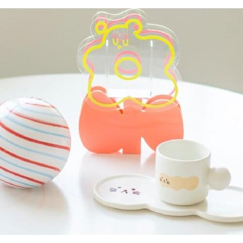 Nordic Color Acrylic Vase Decoration Living Room Flower Arrangement Simple Art Geometric Model Room Home Furnishing