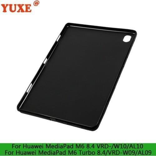 Tablet Case For Huawei MediaPad M6 Turbo 8.4 inch VRD-W09 AL09 SCM-W10 AL10 M6 10.8" Funda Back TPU Silicone Anti-Drop Cover