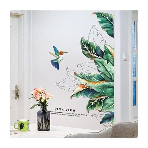 DIY Flower Modern Home Decoration Wall Sticker Living Room Bedroom Wall Decals Mural Wallpaper Posters and Prints Art