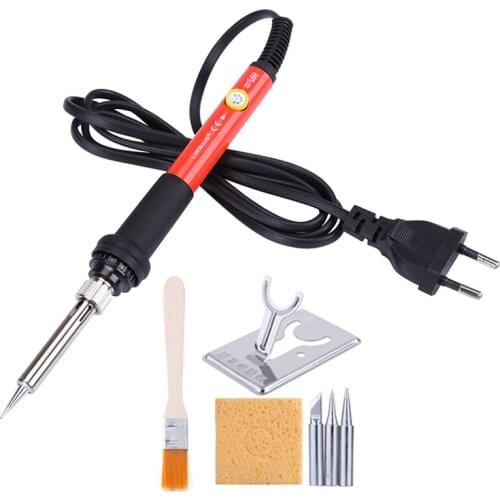 Adjustable Temperature Electric 110V/220V 60W Soldering Iron Kit Solder Gun Welding Soldering Station Rework Tools