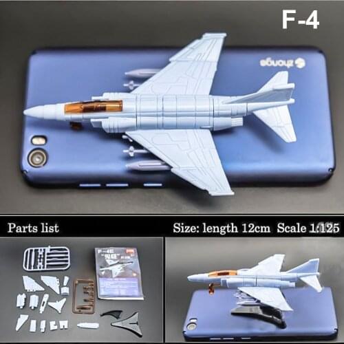 F-4 fighter Phantom II 4D Assembly Fighter Model Collection Puzzle Figure Toy