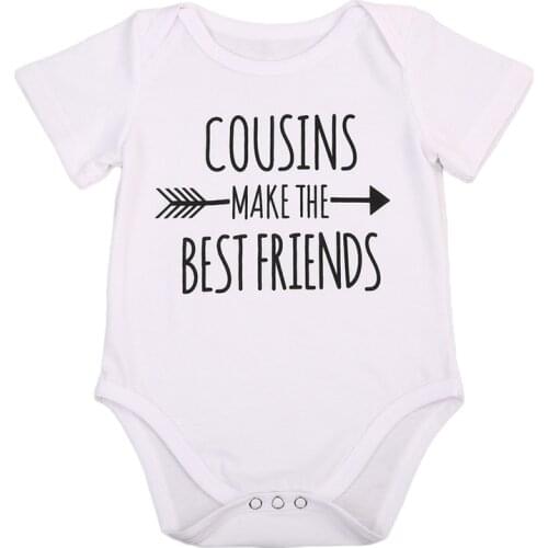 Pudcoco US Stock Newborn Baby Boy Girl Cotton 0-18M Romper Short Sleeve Print Letter Jumpsuit Summer Clothes Outfits