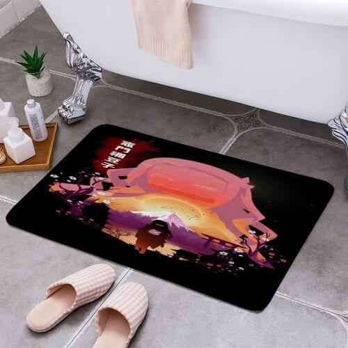 Demon Slayer Nezuko 3D Print Doormats Rectangle Non-Slip DoorMat Bedroom Kitchen Entrance Print Door rugs Dropshipping